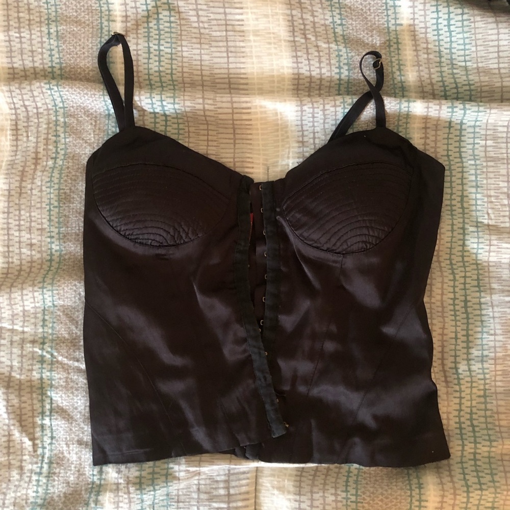 BUSTIER CROP TOP